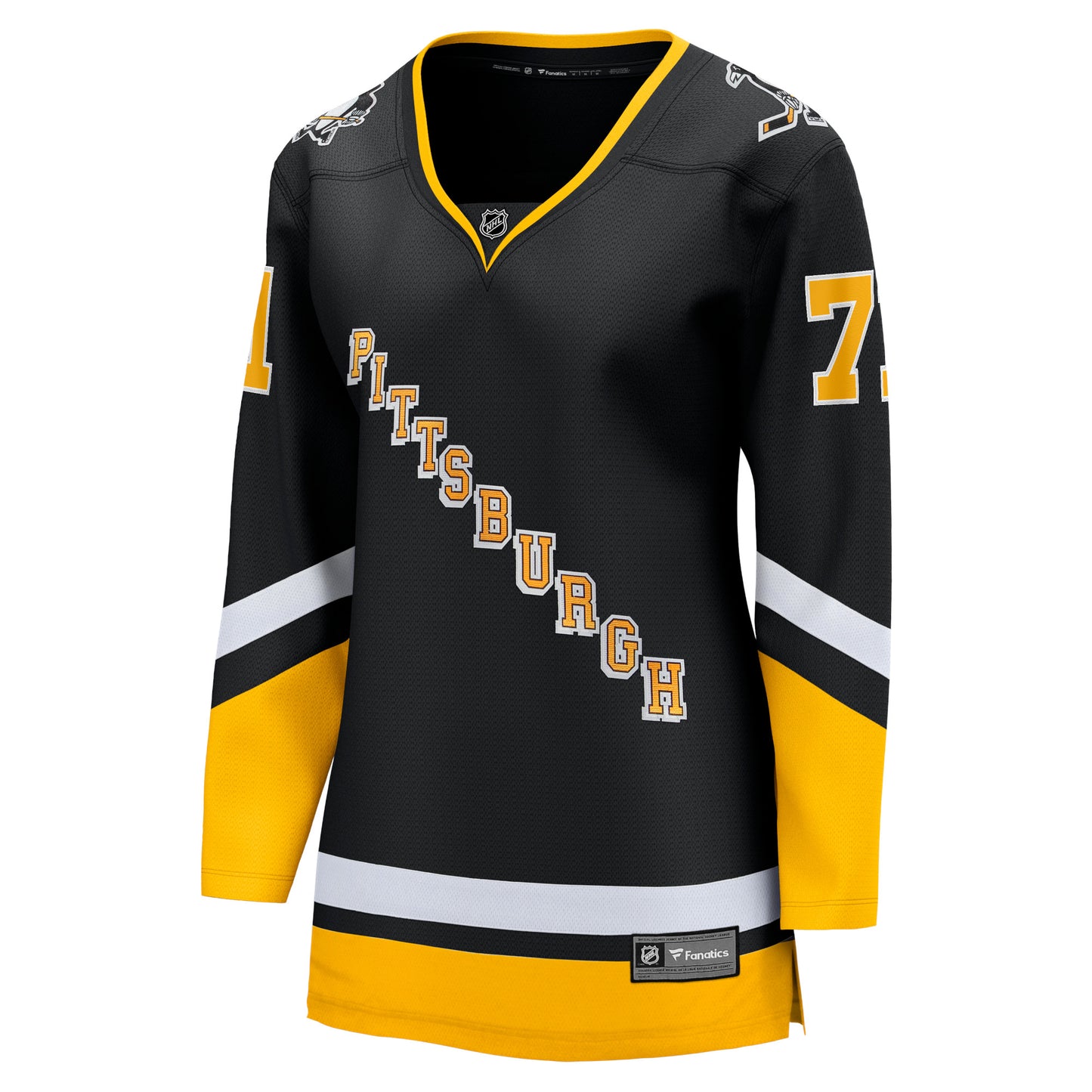 Evgeni Malkin Pittsburgh Penguins Fanatics Branded Women's 2021/22 Alternate Premier Breakaway Player Jersey - Black