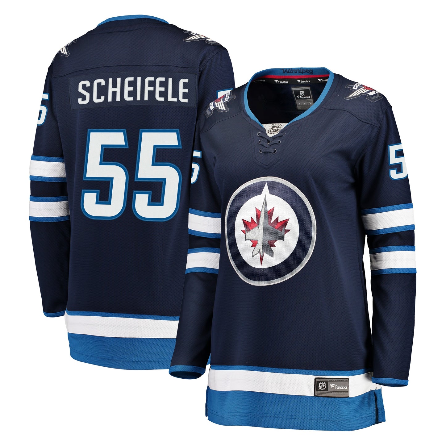 Mark Scheifele Winnipeg Jets Fanatics Branded Women's Breakaway Player Jersey - Navy